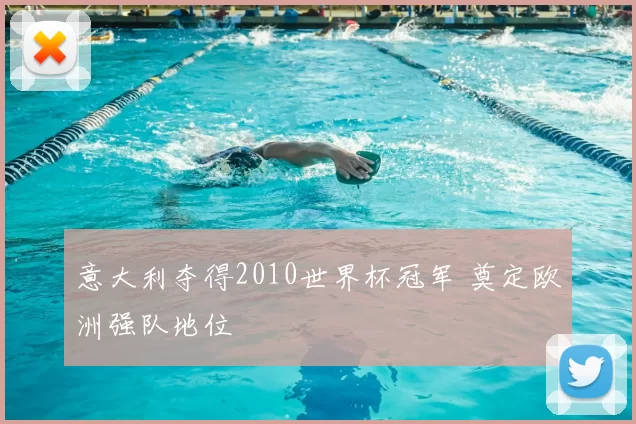 意大利夺得2010世界杯冠军 奠定欧洲强队地位