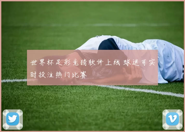 世界杯足彩竞猜软件上线 球迷可实时投注热门比赛