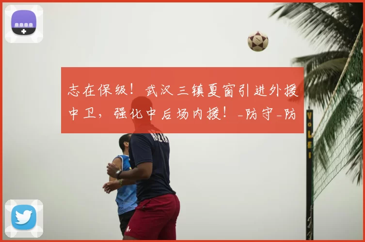 志在保级！武汉三镇夏窗引进外援中卫，强化中后场内援！_防守_防线_赛季