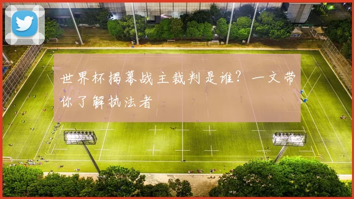 世界杯揭幕战主裁判是谁？一文带你了解执法者